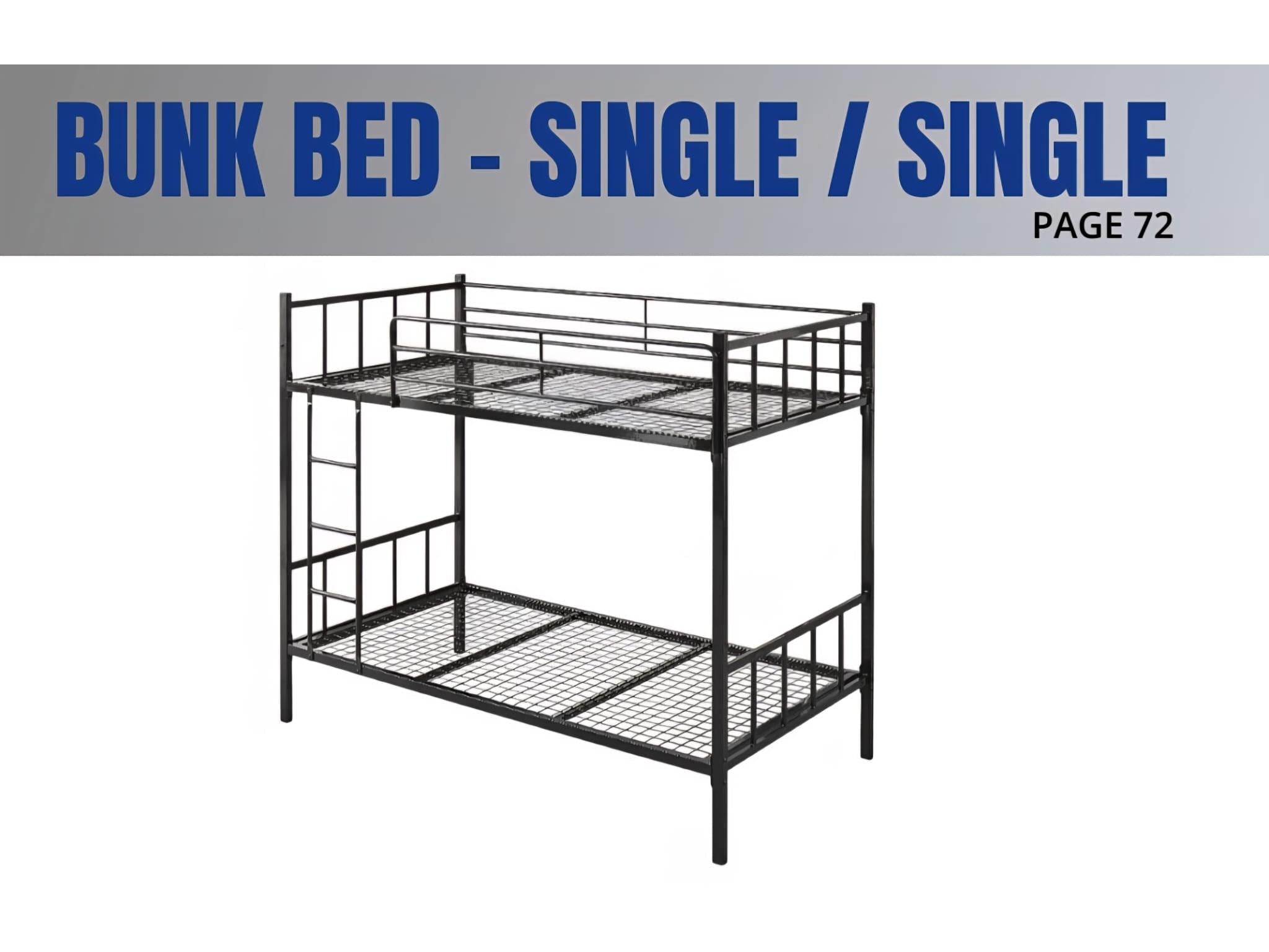 Bunk Bed – Single over Single
